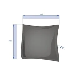 Coussin Carré (40 Cm) Korai Gris Ardoise 15 Coussin Carré (40 Cm) Korai Gris Ardoise -Default Template 7 50737 1618384736