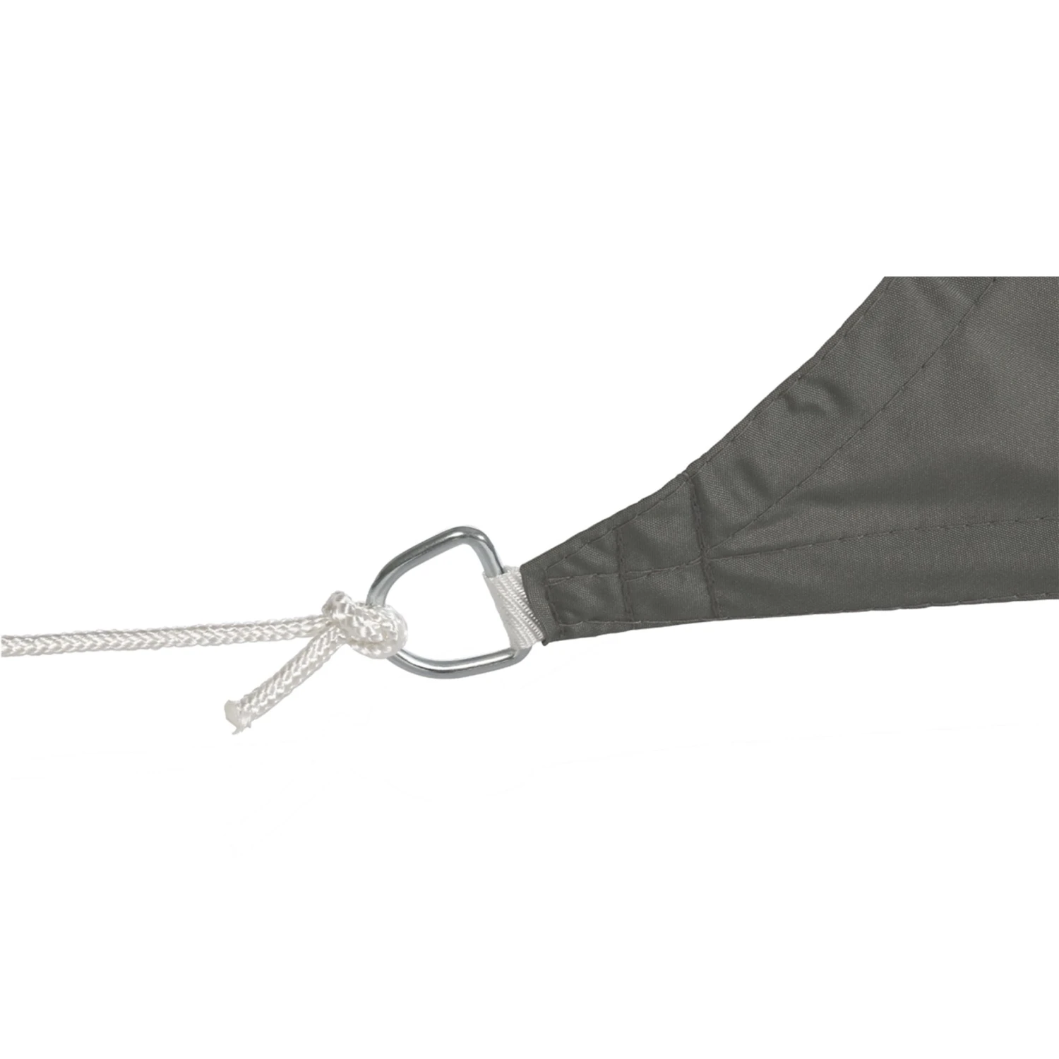 Voile D'ombrage Rectangulaire (2 X 3 M) Curacao - Gris 5 Voile D'ombrage Rectangulaire (2 X 3 M) Curacao - Gris – Image 3