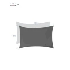 Voile D'ombrage Rectangulaire (2 X 3 M) Curacao - Gris 13 Voile D'ombrage Rectangulaire (2 X 3 M) Curacao - Gris -Default Template 7 50807 1618481087