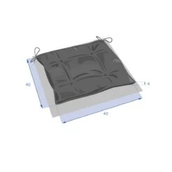 Coussin De Chaise Carré (40 Cm) Korai Rose Marsala -Default Template 7 68207 1618383978