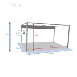 Tonnelle Palmeira (4 X 3 M) - Gris Ardoise -Default Template 7 68477 1618400143