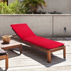 Coussin De Transat Déhoussable (L175 Cm) Mambo Rouge