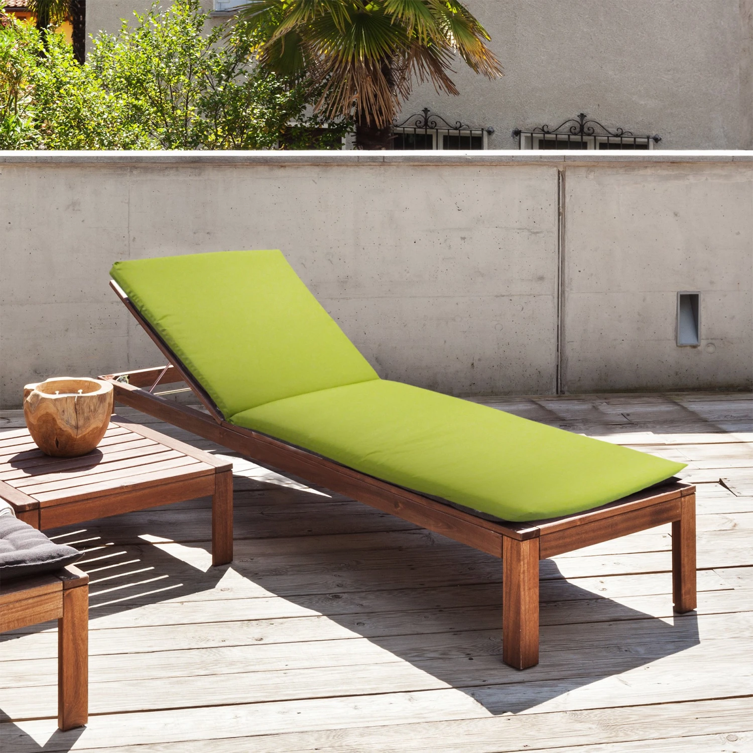 Coussin De Transat Déhoussable (L175 Cm) Mambo Vert 3 Coussin De Transat Déhoussable (L175 Cm) Mambo Vert