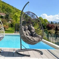 Loveuse Suspendue Paros - Gris Anthracite