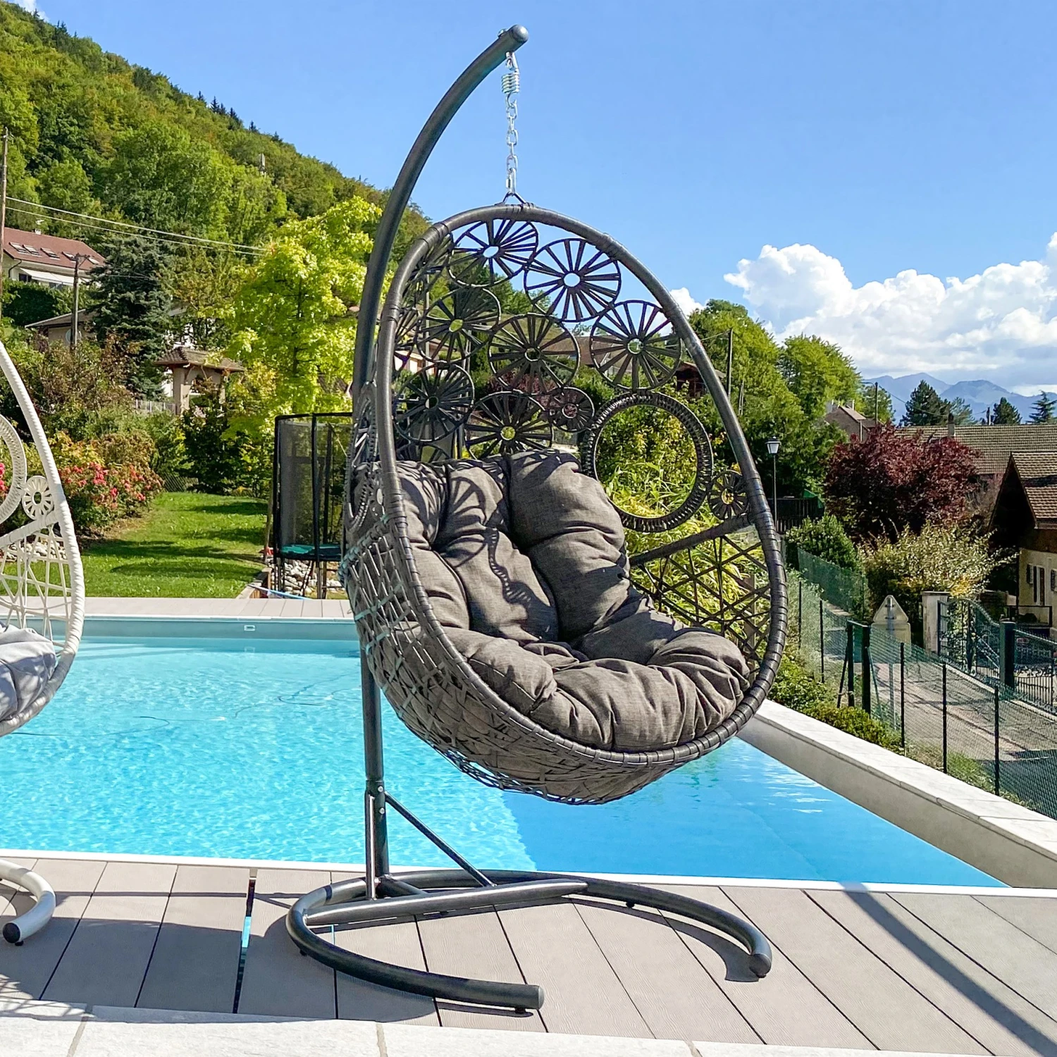 Loveuse Suspendue Paros - Gris Anthracite 3 Loveuse Suspendue Paros - Gris Anthracite