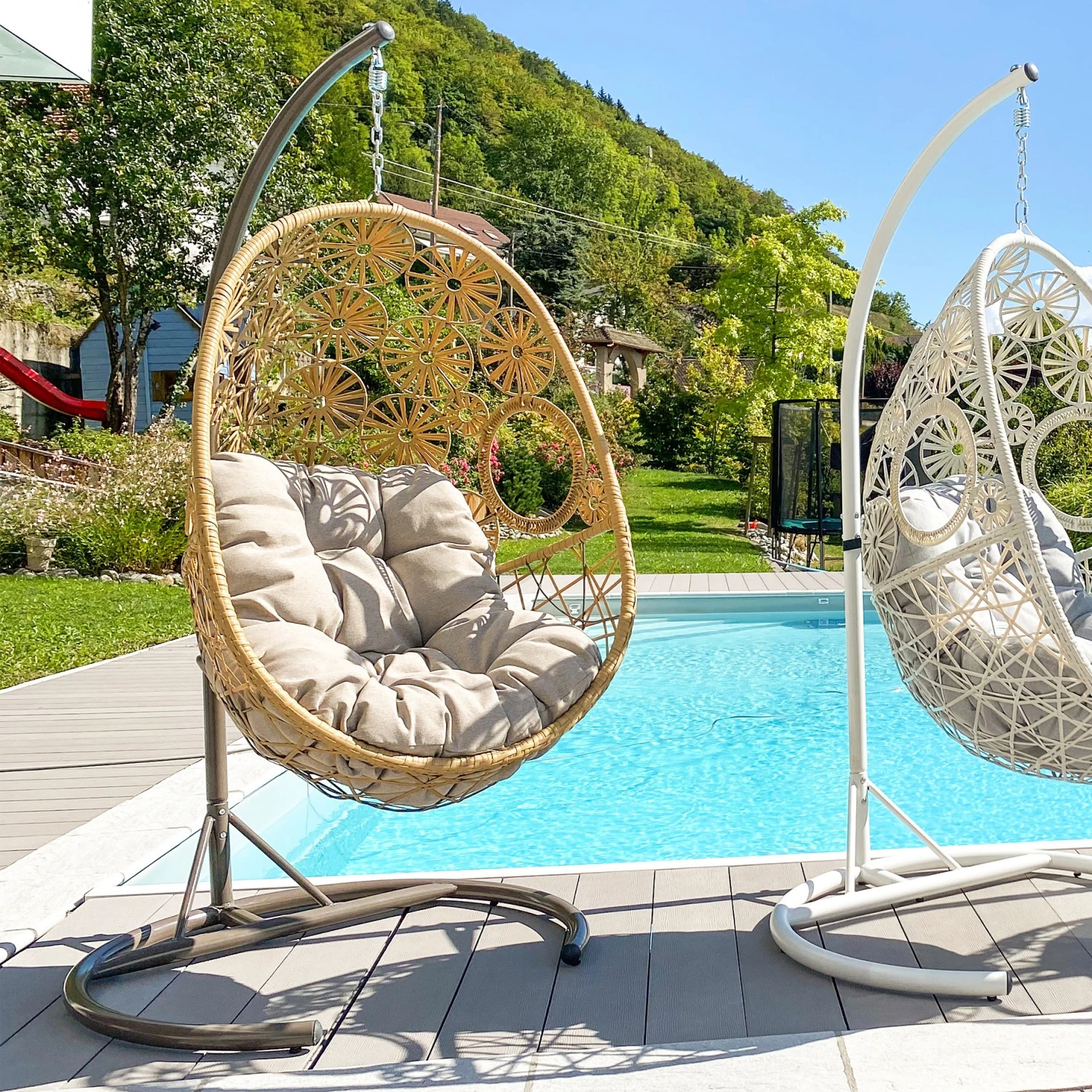 Loveuse Suspendue Paros - Naturel/Beige 3 Loveuse Suspendue Paros - Naturel/Beige