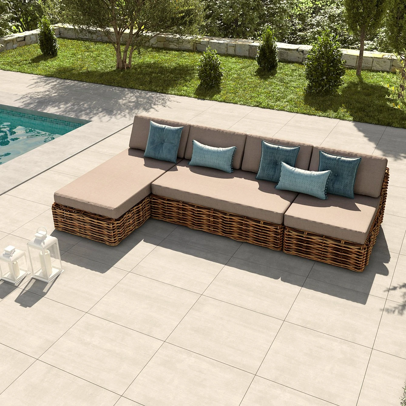 Méridienne Surabaya - Naturelle 4 Méridienne Surabaya - Naturelle – Image 2