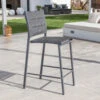 Tabouret De Jardin Alu Empilable Murano - Gris Anthracite -Default Template 7 82a2432 fautalu028 vue