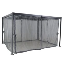 Lot De 4 Moustiquaires Pour Tonnelle Belize (3 X 3,6 M) - Ardoise