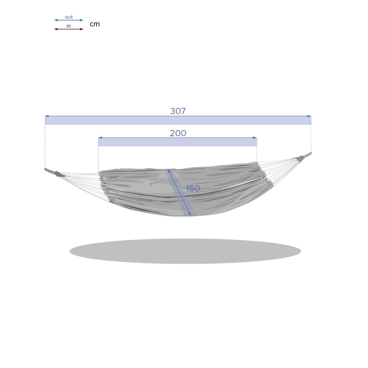 Toile De Hamac Yaqui - Framboise 6 Toile De Hamac Yaqui - Framboise – Image 4