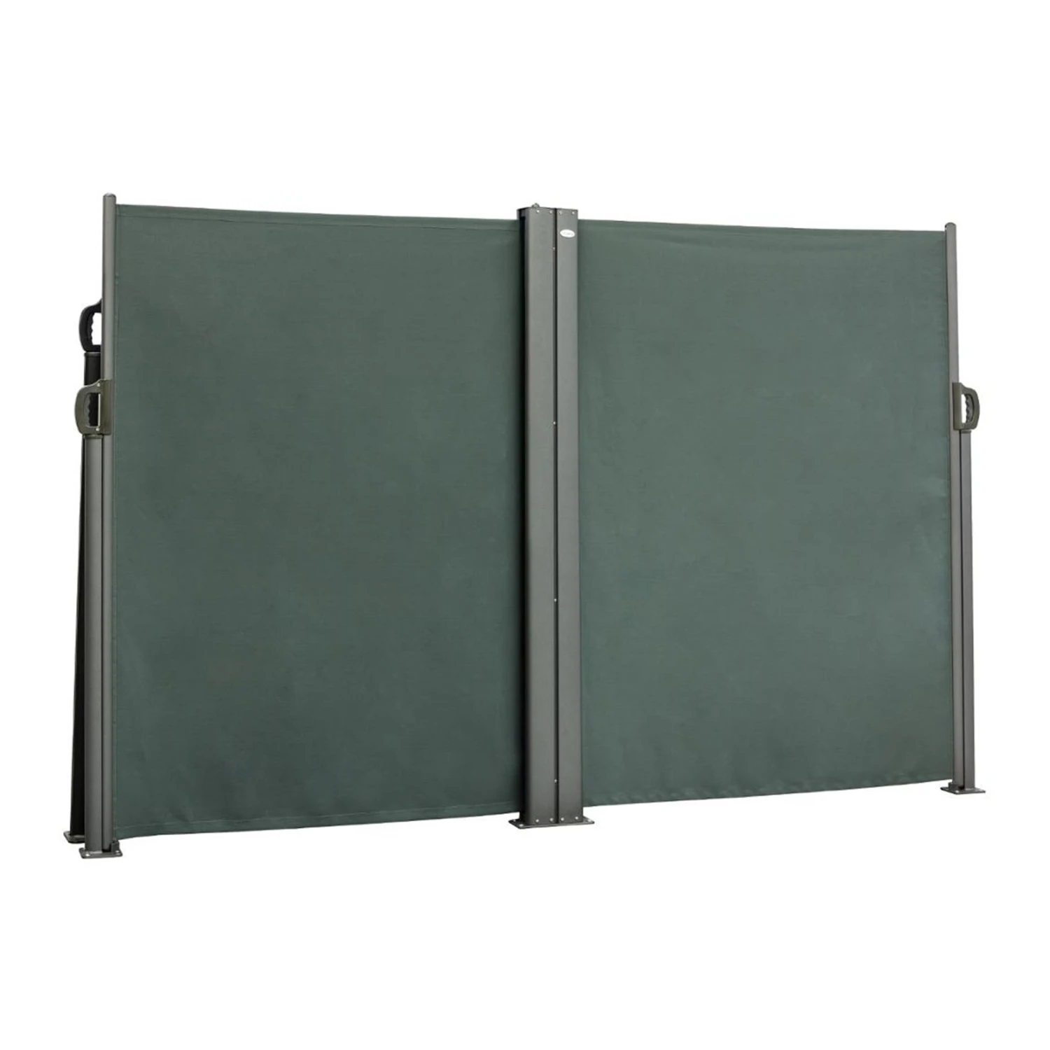 Paravent Rétractable Double Capao - Gris Graphite 4 Paravent Rétractable Double Capao - Gris Graphite – Image 2