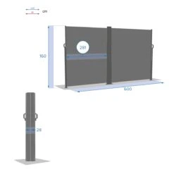 Paravent Rétractable Double Capao - Gris Graphite 17 Paravent Rétractable Double Capao - Gris Graphite -Default Template 7 92488 1618489494