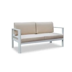 Canapé De Jardin 2 Places Ostara - Blanc