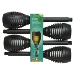 Lot De 4 Bornes De Jardin Solaires Torche Effet Flamme - Blanc Chaud -Default Template 7 96316 1612526259