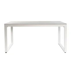 Table De Jardin 6 Places Aluminium/Céramique Kore (150 X 75 Cm) - Blanc/Gris Clair 12 Table De Jardin 6 Places Aluminium/Céramique Kore (150 X 75 Cm) - Blanc/Gris Clair -Default Template 7 99728 1621499130
