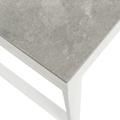 Table De Jardin 6 Places Aluminium/Céramique Kore (150 X 75 Cm) - Blanc/Gris Clair 14 Table De Jardin 6 Places Aluminium/Céramique Kore (150 X 75 Cm) - Blanc/Gris Clair -Default Template 7 99728 1621499158