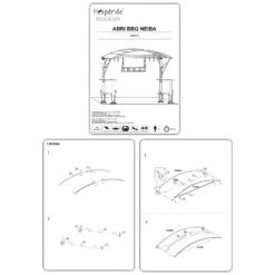 Abri-Barbecue Neiba - Gris Graphite 16 Abri-Barbecue Neiba - Gris Graphite -Default Template 7 abri barbecue neiba graphite 59246 4