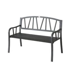 Banc De Jardin Alvernia - Noir -Default Template 7 banc de jardin alvernia noir 29923 4