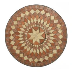 Chaise Bistro Mosaïque Andorra Marron -Default Template 7 bistro chair andorra iron outdoor decoration mosaic 124725 1672234650