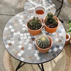 Table Bistro Mosaïque Siena Marron/Gris -Default Template 7 bistro table siena iron outdoor 124728 1672234777