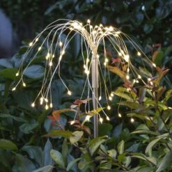 Borne De Jardin Solaire Etoile Polaire - Blanc Chaud
