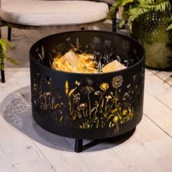 Brasero Ajouré Rond Noir 11 Brasero Ajouré Rond Noir -Default Template 7 brasero ajoure rond noir dia50 00 h40 00cm noir 124701 1672650737