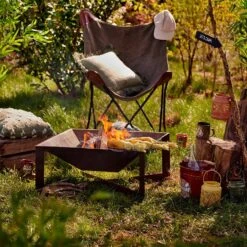 Brasero Actuel Rouille -Default Template 7 brasero fer extrieur terra w70 00 h31 00cm rouille 124680 1672236308