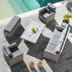 Canapé De Jardin 3 Places Tivoli - Gris -Default Template 7 canap de jardin 3 places tivoli gris 94627 1622730552