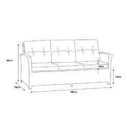 Canapé De Jardin 3 Places Tivoli - Gris -Default Template 7 canap de jardin 3 places tivoli gris 94627 1667900037