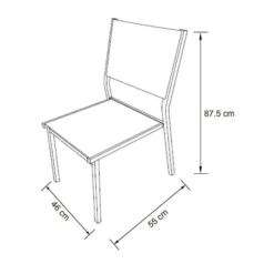 Chaise De Jardin Alu Empilable Murano - Gris Ardoise -Default Template 7 chaise de jardin alu empilable murano gris ardoise 76460 1667912697