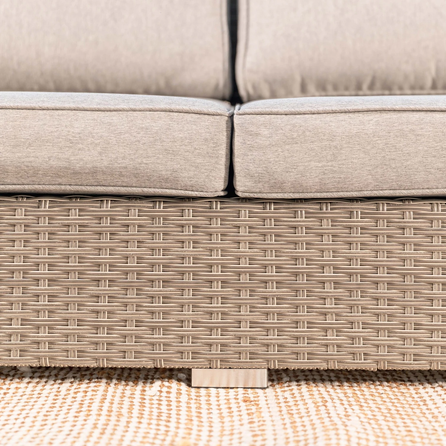 Chauffeuse De Jardin 2 Places Palma - Grise 4 Chauffeuse De Jardin 2 Places Palma - Grise – Image 2