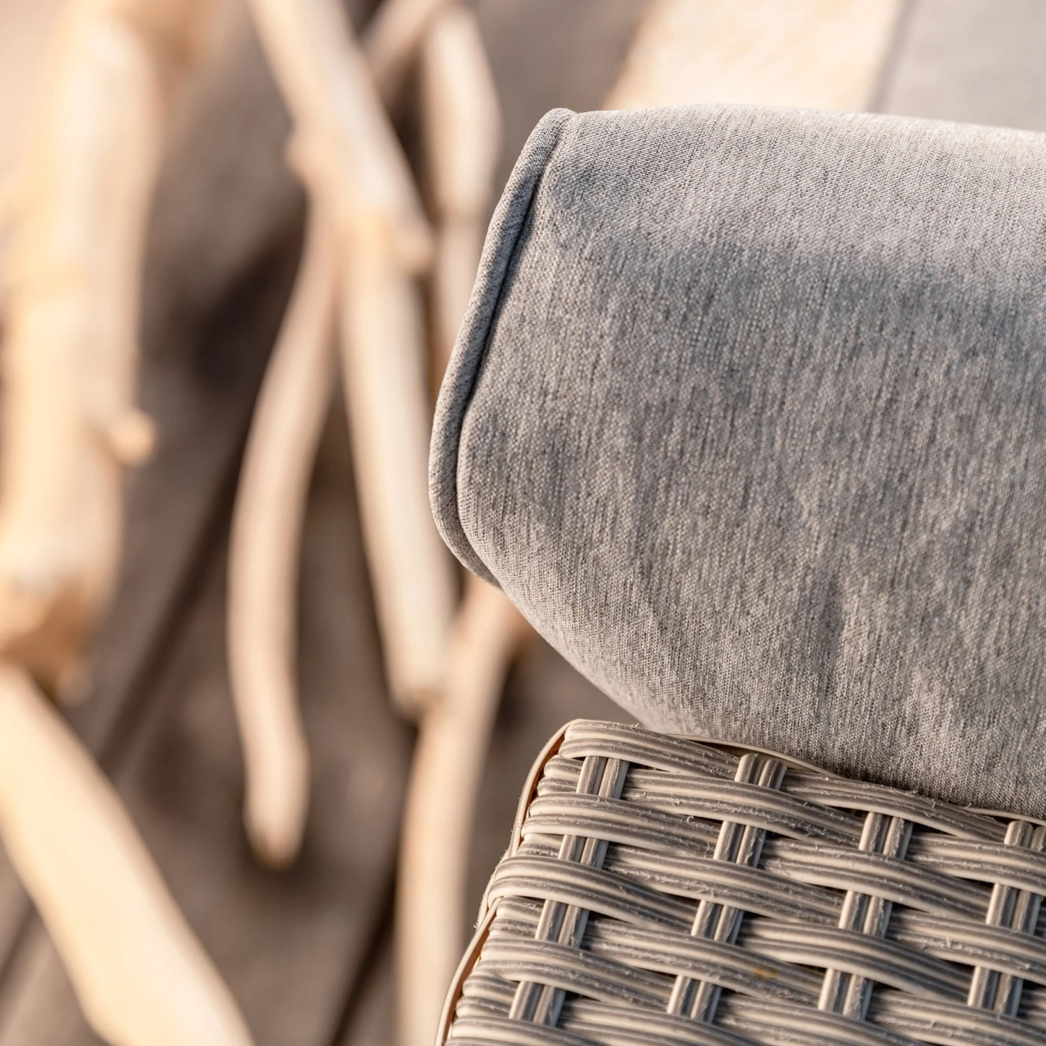 Chauffeuse De Jardin 2 Places Palma - Grise 7 Chauffeuse De Jardin 2 Places Palma - Grise – Image 5