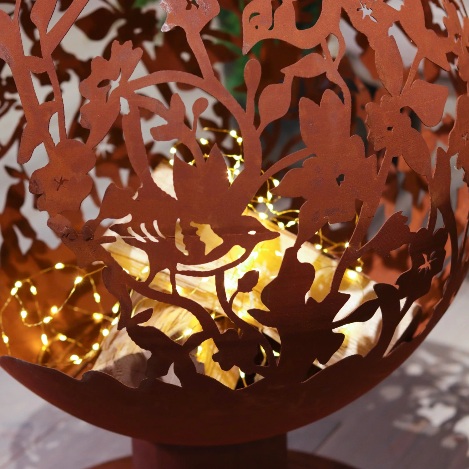 Cheminée Brasero Ajourée Rouille 4 Cheminée Brasero Ajourée Rouille – Image 2