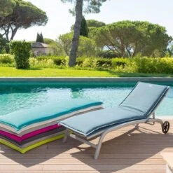 Coussin De Transat Déhoussable (L190 Cm) Korai Taupe -Default Template 7 coussin bain de soleil river taupe 44145 3