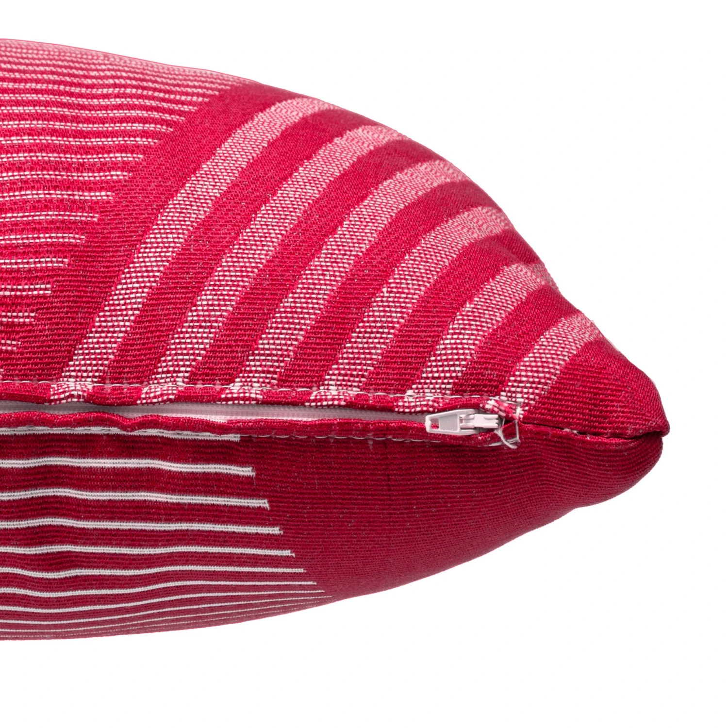 Coussin Rectangulaire (50 Cm) Jacquard Rouge Grenade 4 Coussin Rectangulaire (50 Cm) Jacquard Rouge Grenade – Image 2