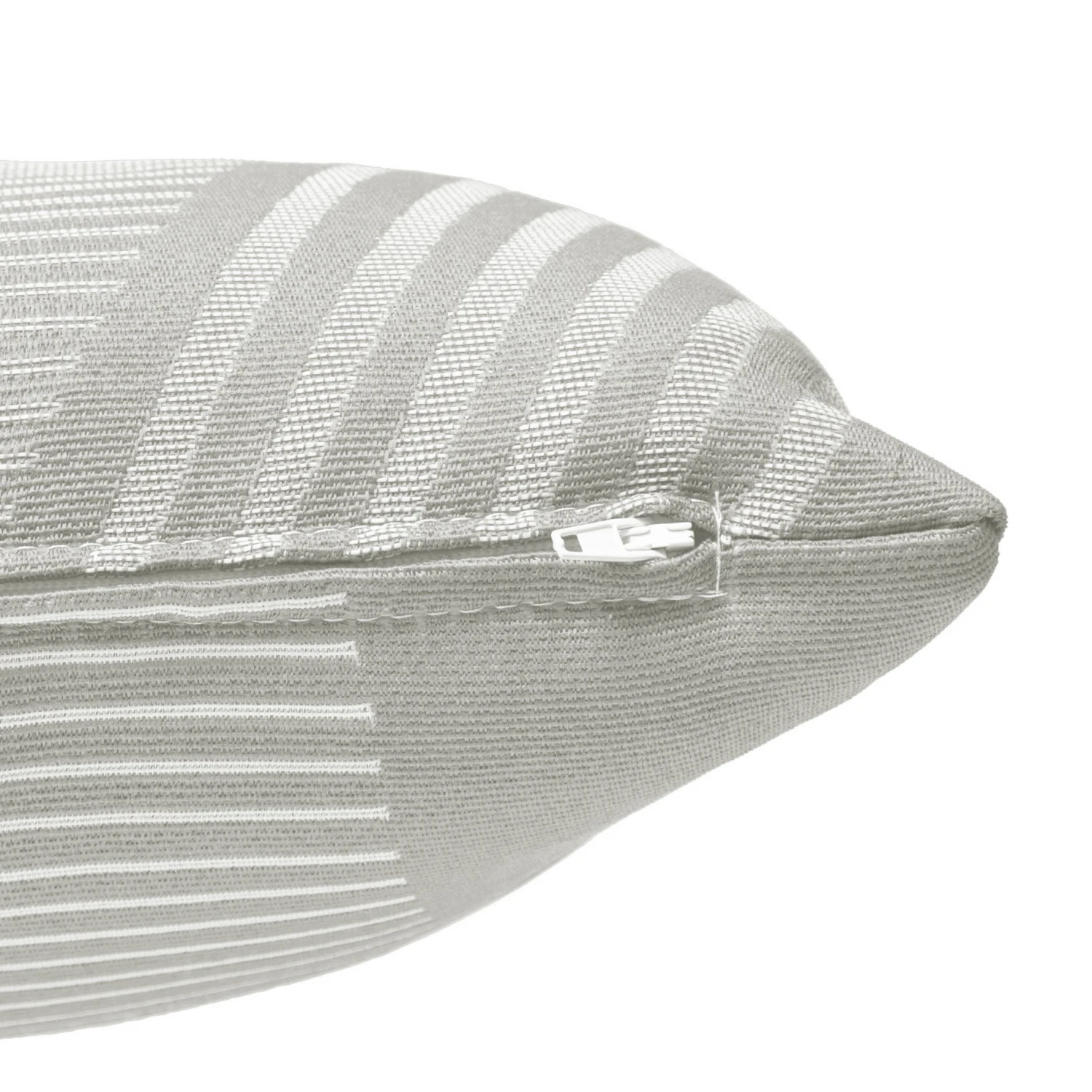 Coussin Rectangulaire (50 Cm) Jacquard Gris Clair 4 Coussin Rectangulaire (50 Cm) Jacquard Gris Clair – Image 2