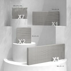 Coussins De Remplacement Pour Salon De Jardin Calvi 7 Places - Taupe