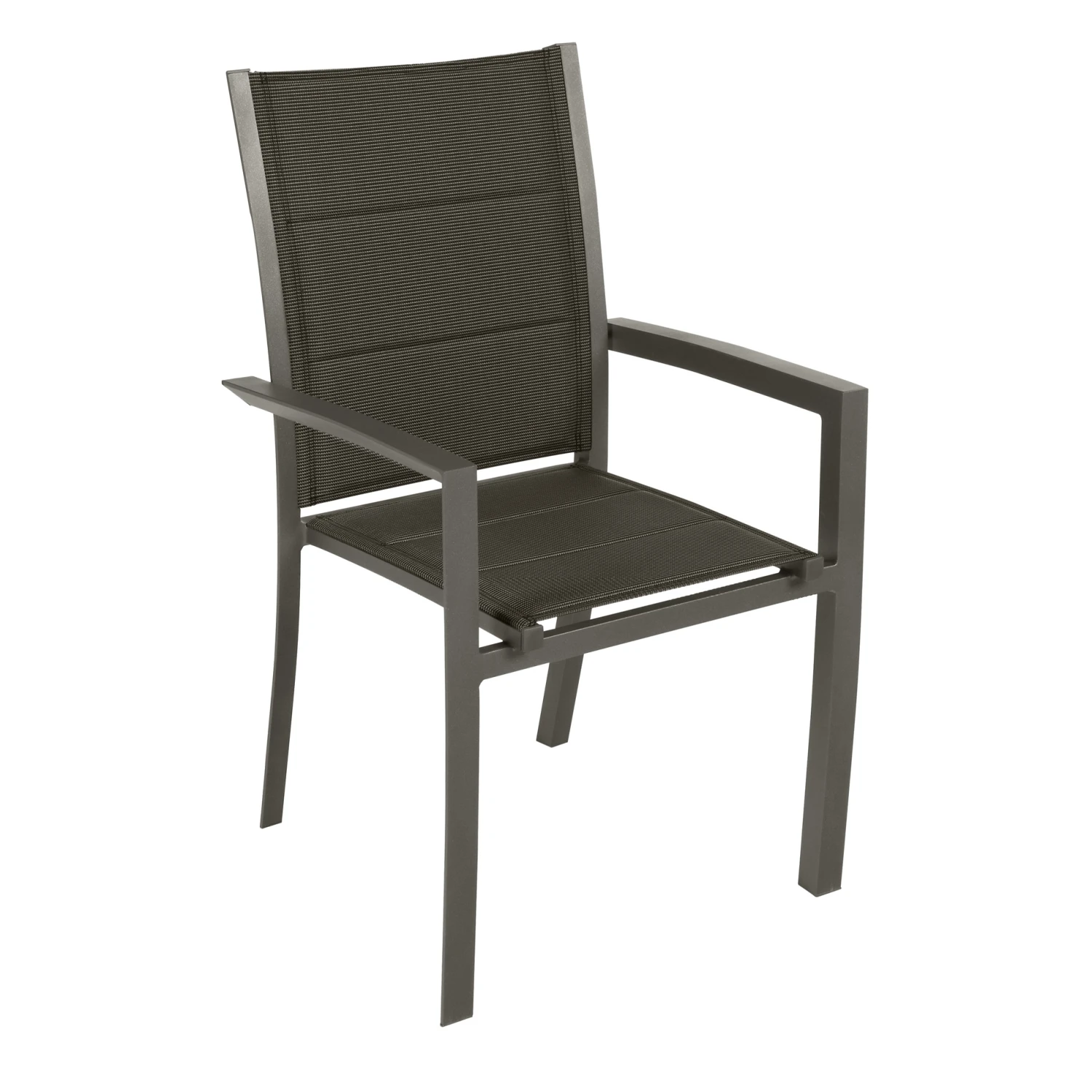 Fauteuil De Jardin Alu Empilable Allure - Taupe Speculoos/Praline 3 Fauteuil De Jardin Alu Empilable Allure - Taupe Speculoos/Praline