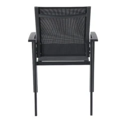 Fauteuil De Jardin Alu Empilable Axiome - Gris Poivre Et Graphite -Default Template 7 fauteuil axiome poivre graphit 68335 3