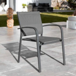 Fauteuil De Jardin Alu Empilable Murano - Gris Anthracite -Default Template 7 fauteuil de jardin alu empilable murano gris anthracite 76466 1582532849
