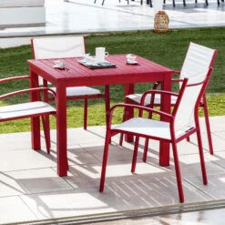 Devant -Default Template 7 fauteuil de jardin alu empilable murano rouge blanc 76478 1583743184