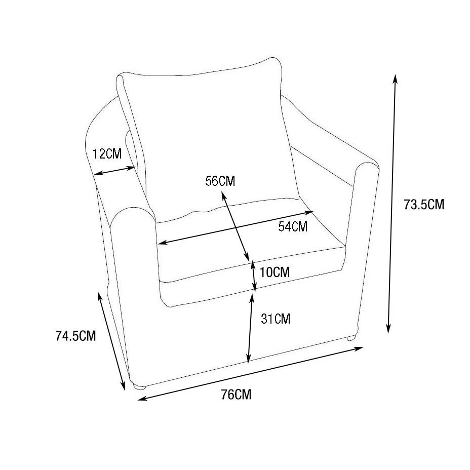Fauteuil De Jardin Calvi - Blanc/Gris Clair 8 Fauteuil De Jardin Calvi - Blanc/Gris Clair – Image 6