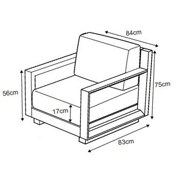 Fauteuil De Jardin Elba - Anthracite 8 Fauteuil De Jardin Elba - Anthracite – Image 6