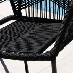 Fauteuil De Jardin Empilable Seville - Noir -Default Template 7 fauteuil de jardin empilable seville noir 113186 1657181587