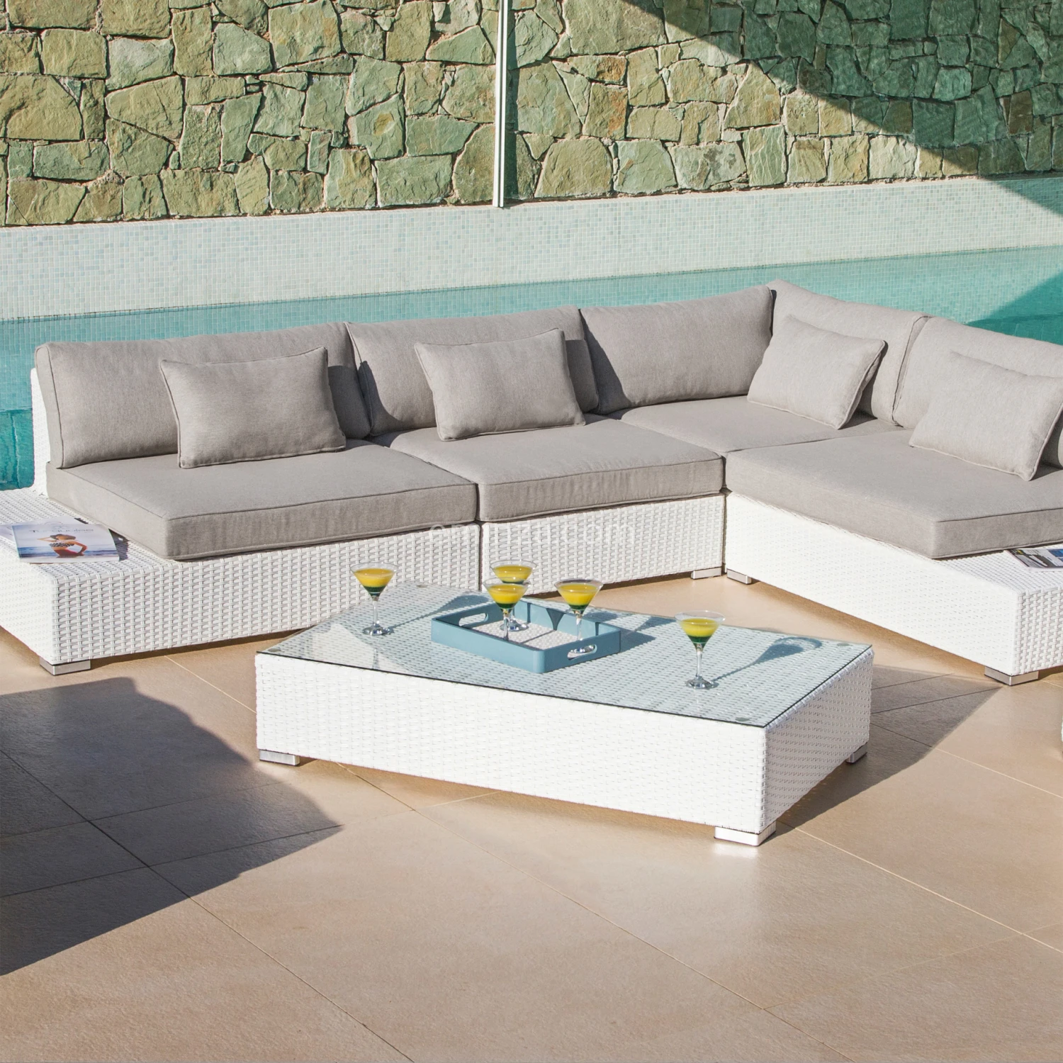 Fauteuil De Jardin Palma - Blanc 4 Fauteuil De Jardin Palma - Blanc – Image 2