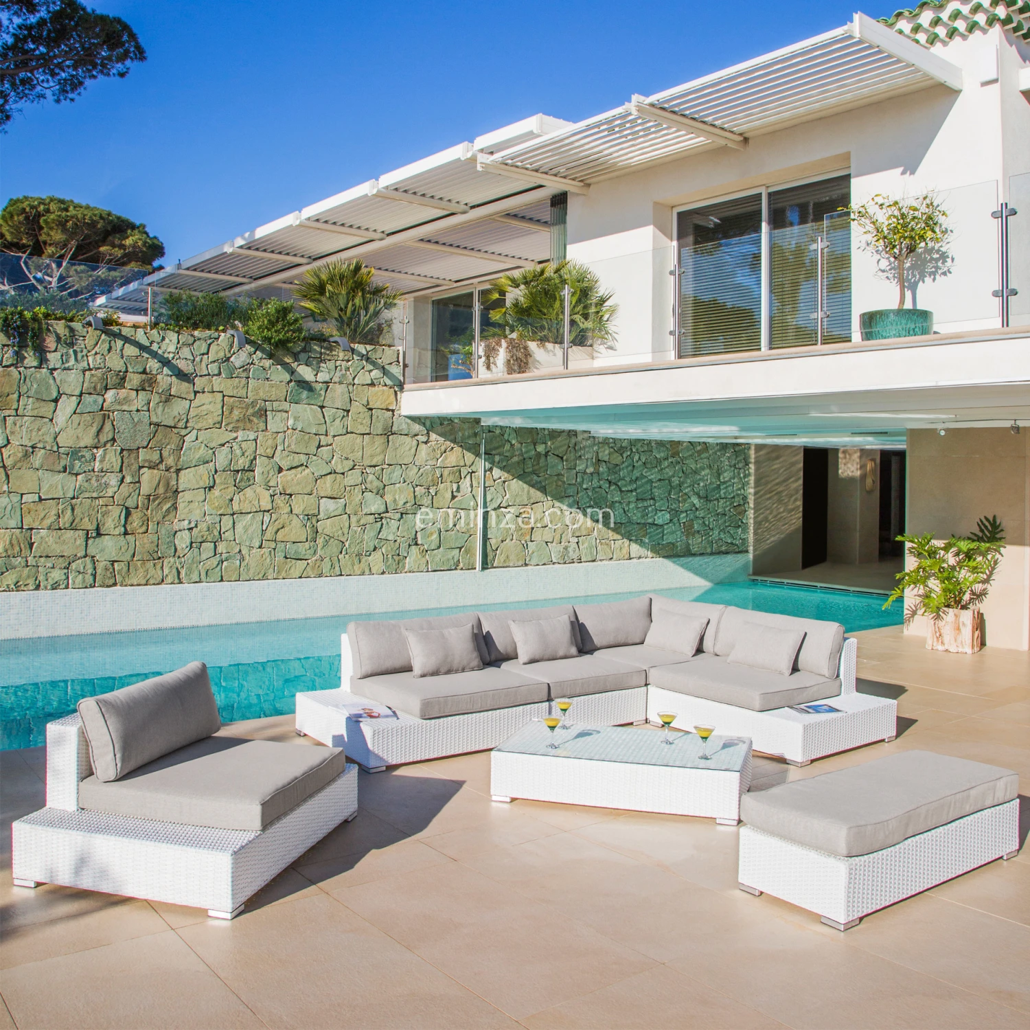 Fauteuil De Jardin Palma - Blanc 5 Fauteuil De Jardin Palma - Blanc – Image 3