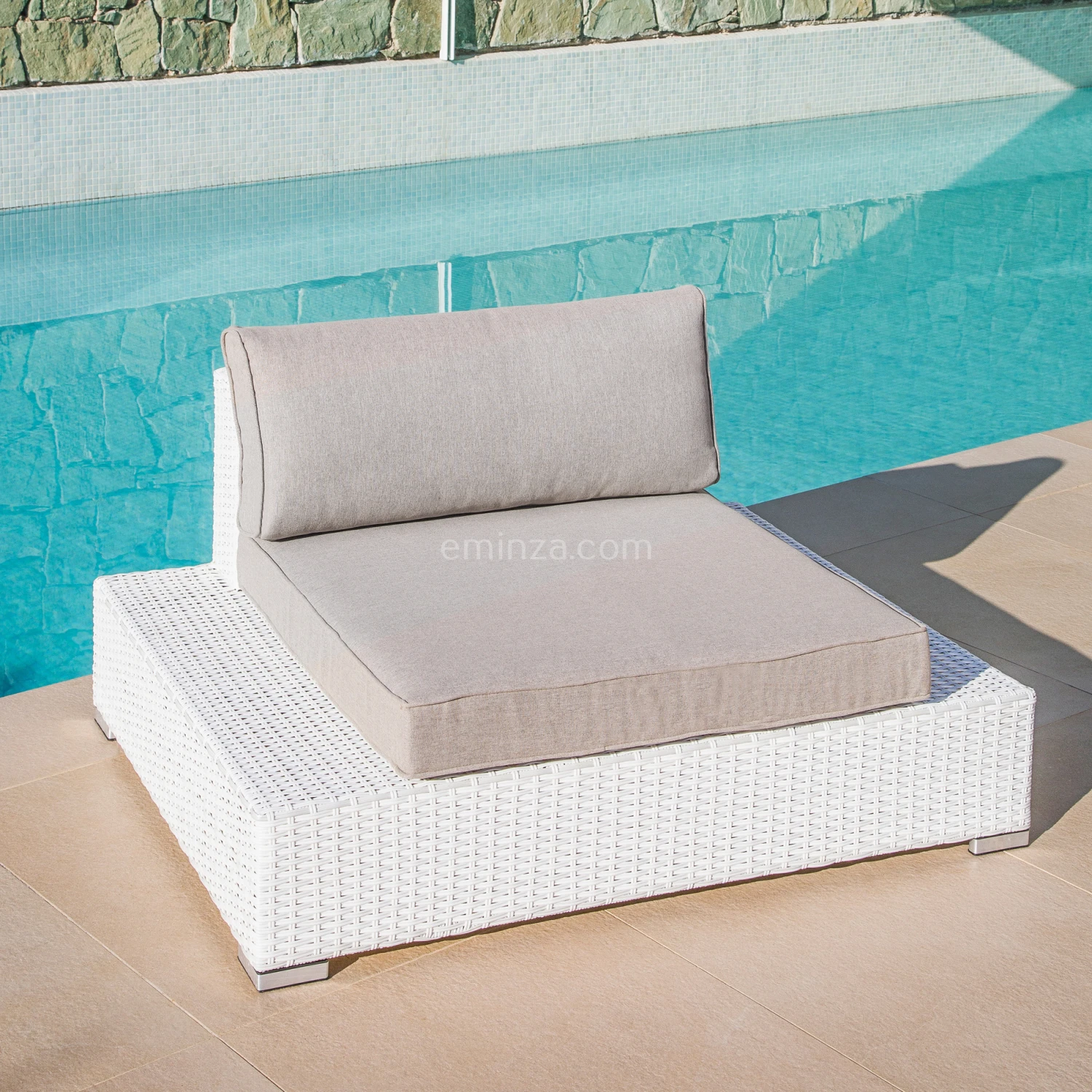 Fauteuil De Jardin Palma - Blanc 3 Fauteuil De Jardin Palma - Blanc