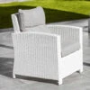 Fauteuil De Jardin Tivoli - Blanc/Taupe