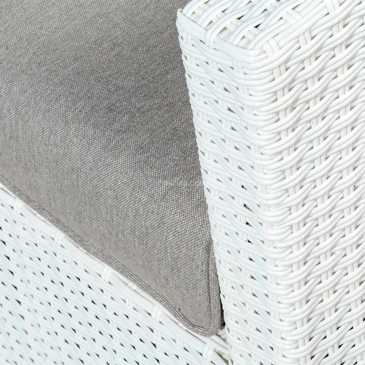 Fauteuil De Jardin Tivoli - Blanc/Taupe 6 Fauteuil De Jardin Tivoli - Blanc/Taupe – Image 4