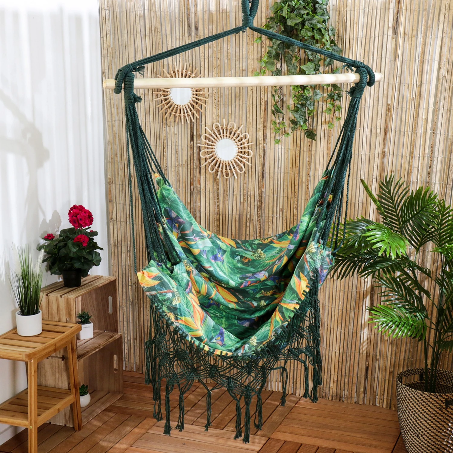 Fauteuil Suspendu Tropic - Vert 3 Fauteuil Suspendu Tropic - Vert